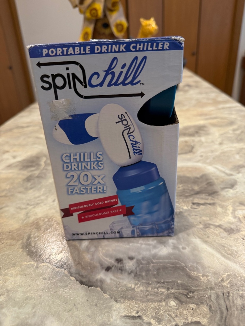 Spin Chill portable drink chiller a motorized device designed to cool beverages